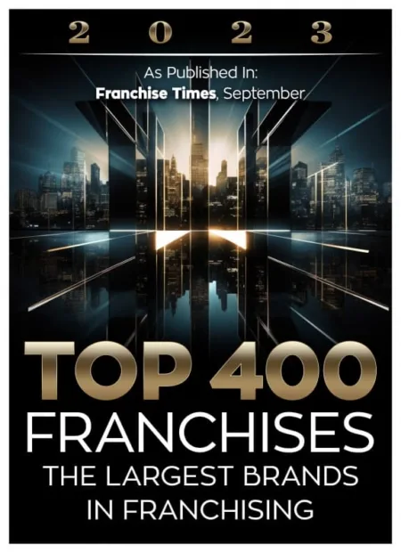 Franchise times Top 400 Franchises 2023 badge