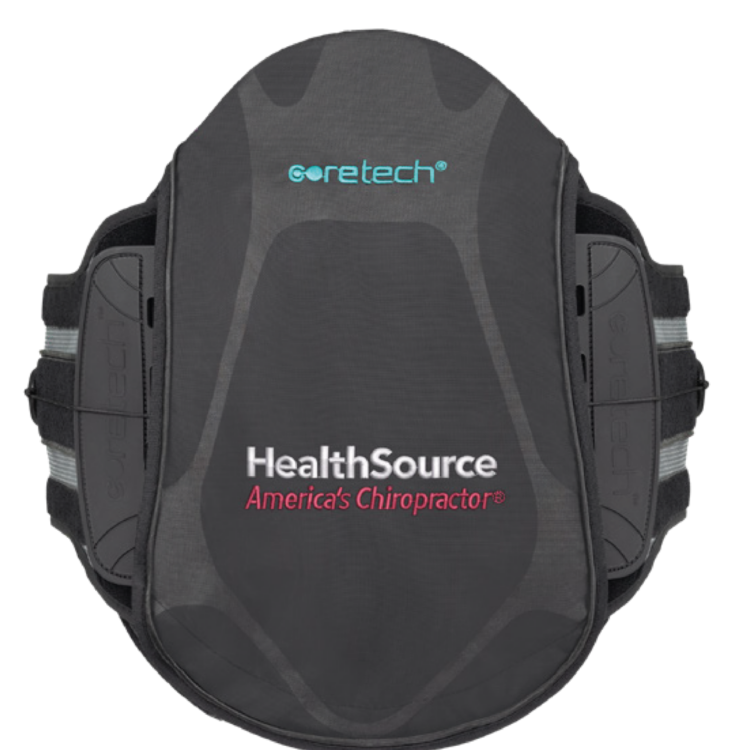 Coretech LSO Back Brace on white background.