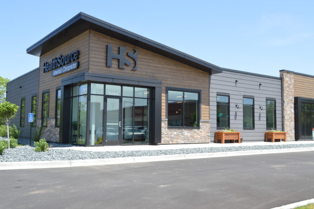 HealthSource of Buffalo, exterior entrance and signage.