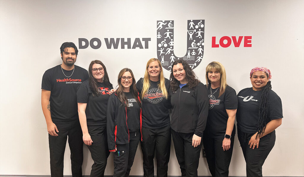 Dr. Devin Eernisse and team members from HealthSource of Athens