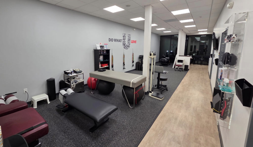 Treatment area at HealthSource of Anaheim.