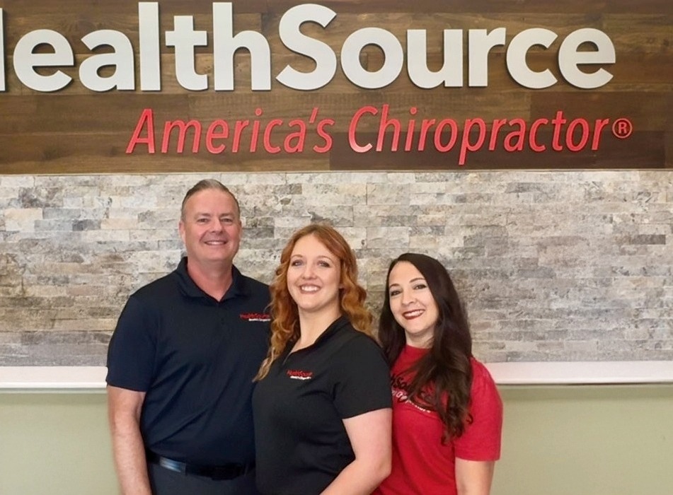 The full team at HealthSource of Huntsville - The Rocket City standing together.