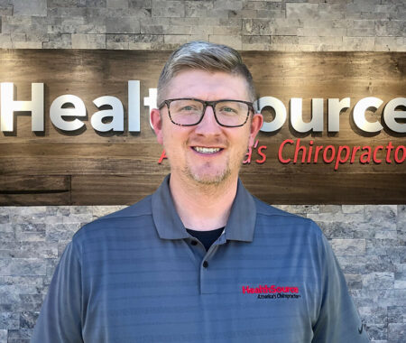 Dr. Nate Berrett, Doctor of Chiropractic, at HealthSource of Meridian.