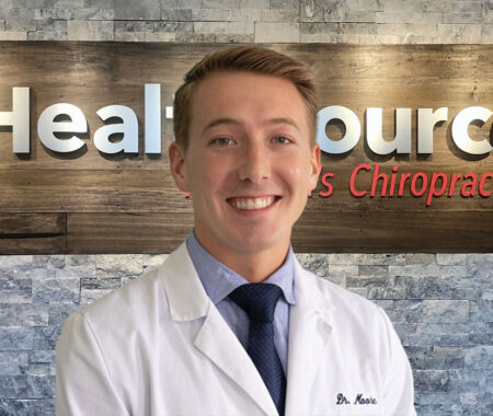Dr. Ryan Moore, Doctor of Chiropractic at HealthSource of Downtown Pensacola.