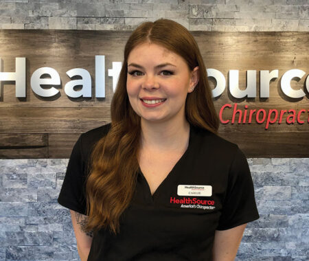 Carlie Runnels, Front Desk Specialist at HealthSource of Champlin.