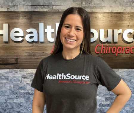 Claudia Ramos, Front Desk Specialist and Chiropractic Assistant at HealthSource of Southwest Fort Worth.