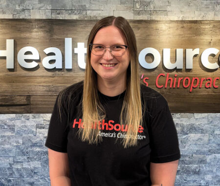 Katie, Front Desk Specialist at HealthSource of Sioux Falls South.