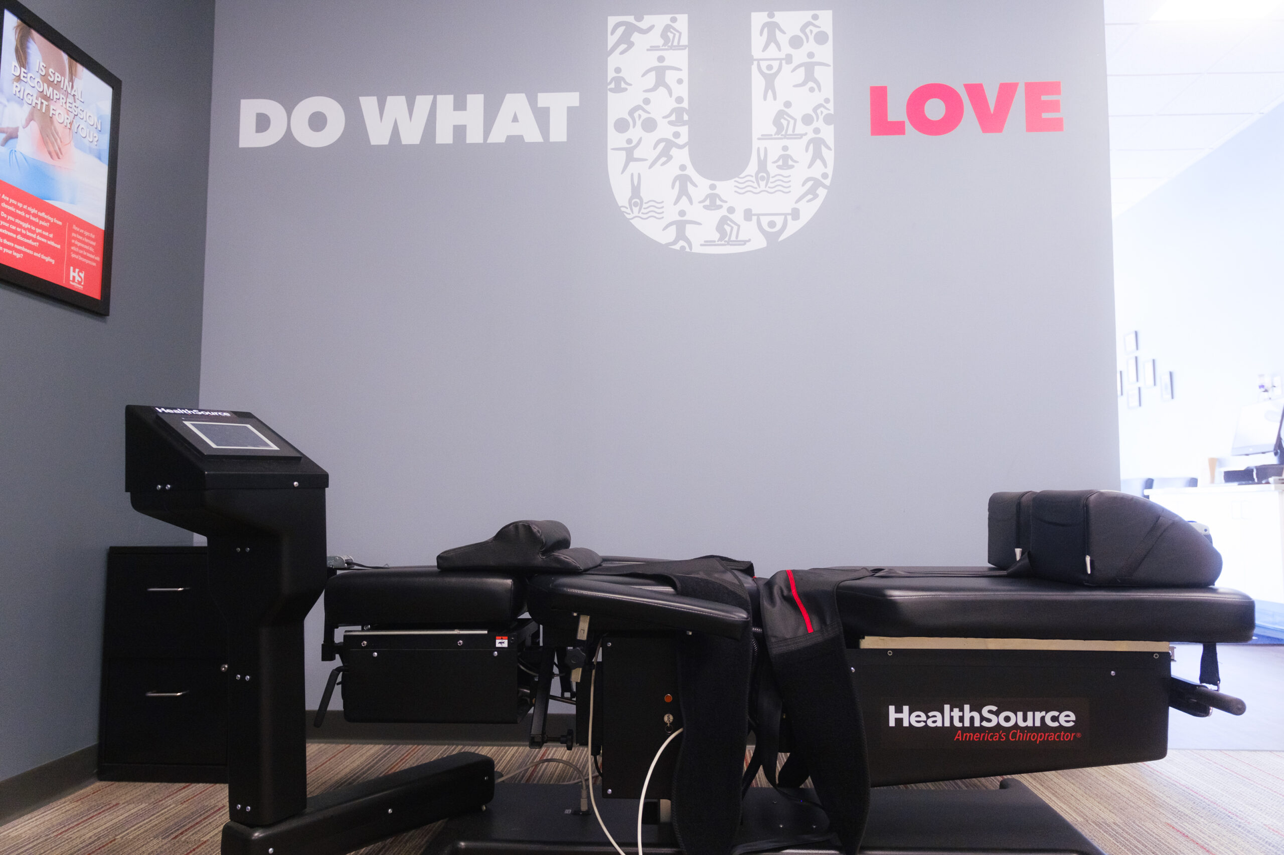 Empty Spinal Decompression bed