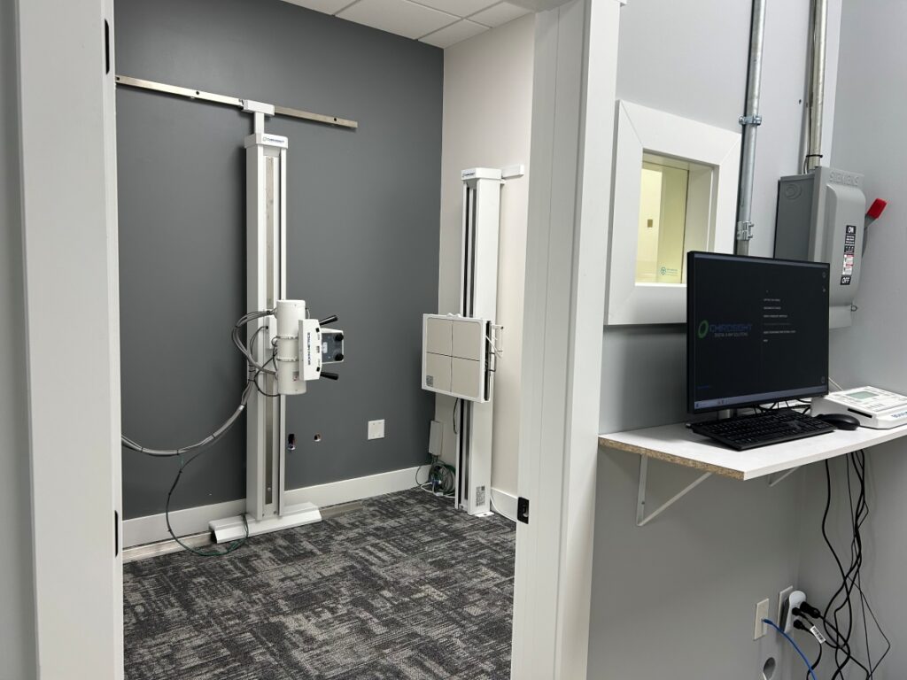 Digital X-Ray Room at HealthSource of County Line Road.