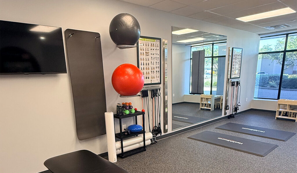 Progressive Rehab and Functional Exercise Area at a HealthSource clinic.
