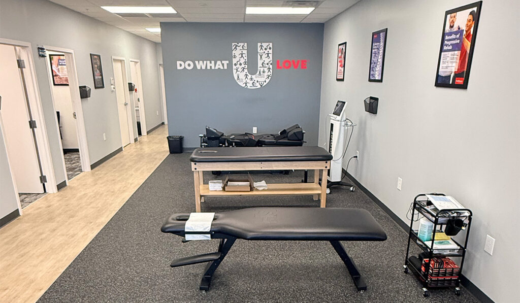 Progressive Rehab and Functional Exercise Area at a HealthSource clinic.